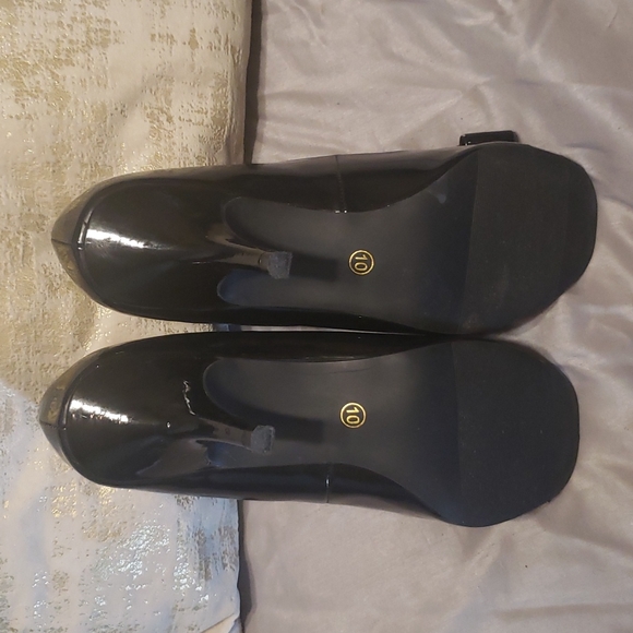 💥3/25$ Cute peeptoe black heels - Picture 3 of 6